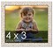 3x4 Refined Picture Frame with UV-Resistant Acrylic & Acid Free Backing, Available in 5 Finishes - Black, Blue, Gold, Silver, and White